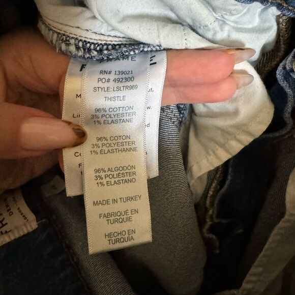 Frame Le Slender Straight Leg Jean in Thistle Sz 28 - Picture 5 of 12